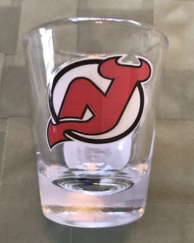 New Jersey Devils 2oz.  Logo Shot Glass Cover