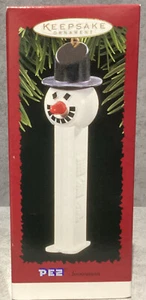 Hallmark 1996 Andenken Ornament PEZ Schneemann - Bild 1 von 2
