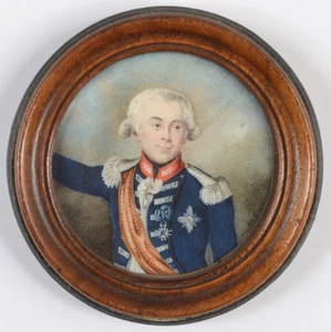 Martin "General Charles-Daniel de Meuron", fine miniature, 1805 - Picture 1 of 6