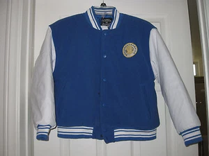 Boys Size 12-14 Sacred Cult Blue Suade Jacket New With Tags National Champion M - Picture 1 of 7