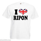 I Love Heart Ripon Children's Kids Childs T Shirt