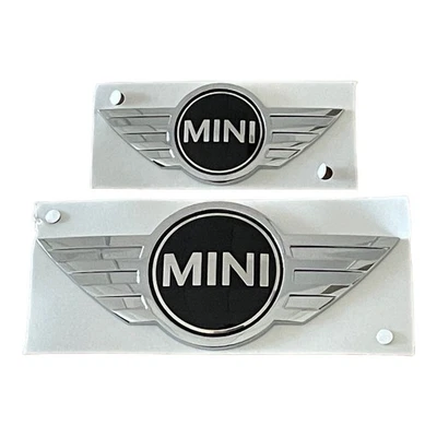 Nuevo juego de insignias emblema delantero y trasero MINI Cooper S 2002-2006 R52 R53 51140660106 Foto 1 de 4