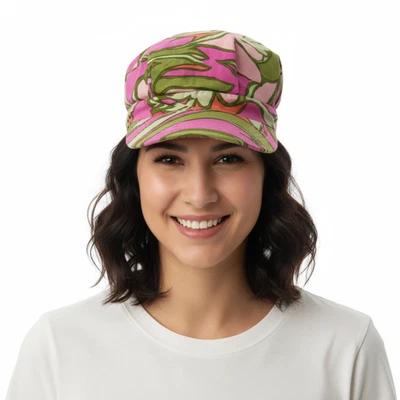 Gorra de sol Dolce & Gabbana estampado retro multicolor Foto 1 de 4