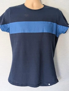 Orlebar braun marineblau Rundhalsausschnitt T-Shirt. Damen Medium. TS338 - Bild 1 von 8
