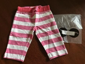 NWT 4 4T Mini Boden Pink Striped Sweatpants with a Functional Drawstring - Picture 1 of 4