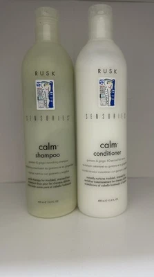 2pc Combo Rusk SENSORIES CALM NOURISHING SHAMPOO & CONDITIONER 13.5 oz Ea - Image 1 of 3