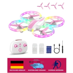 Mini Drohne Kinder 5 LED Lichteffekte 6-10+ Jahre RC Flugzeug 360° Flips 3 Speed - Bild 1 von 1