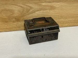 Vintage Old English Made Small Money Safe - No Key - Picture 1 of 8