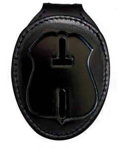 Detroit Polizei Gürtelclip Abzeichenhalter mit Tasche und Kette (Ausschnitt PF187, 2... - Bild 1 von 4