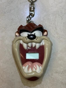 Vintage 1999 Looney Tunes Tasmanian Devil Taz Keychain Digital Clock Watch - Picture 1 of 5