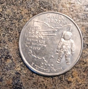 Quarter Ohio Birthplace Of Aviation Not Graded D Mint Mark 2002 - Picture 1 of 7