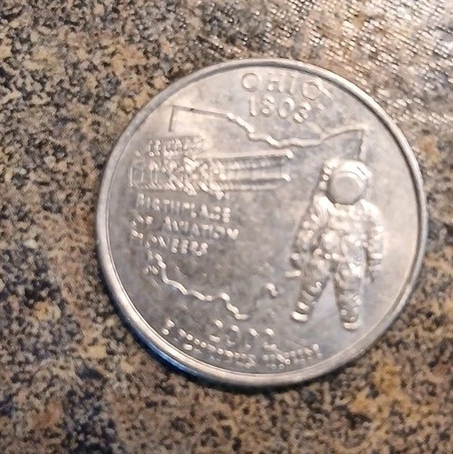 Quarter Ohio Birthplace Of Aviation Not Graded D Mint Mark 2002 - Image 1 of 4
