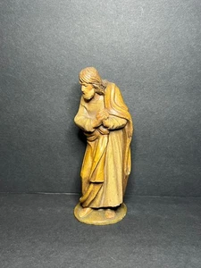 Belén de madera vintage Anri Toriart Italia Joseph figura 4,75" - Imagen 1 de 7