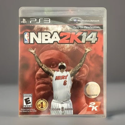 NBA 2K14 Playstation PS3 2K Tested Basketball Game LeBron James Cover Miami Heat - Image 1 of 4