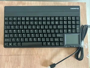 Cherry SPOS G86-62401 Compact USB POS Keyboard w/ Trackpad, 106 Key, IP54 WORKS - Picture 1 of 4