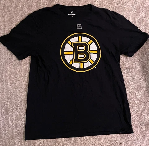 NHL Hockey Boston Bruins Marchand 63 T Shirt Large L Fanatics Tee Cover