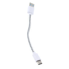 SHORT TYPE-C USB CABLE FAST CHARGE POWER CORD USB-C DATA SYNC WIRE BRAIDED S39