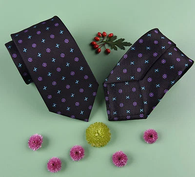 Varios Pétalos Floral 3" Corbata Formal Vestido de Negocios Moda Corbata Floral Regular Foto 1 de 4