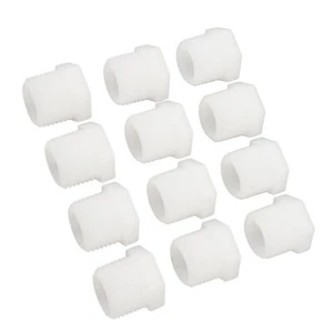 ヾ 12PCS RV Water Heater Drain Plug Kit 1/2 Inch White Plastic Drain Plug - Picture 1 of 12