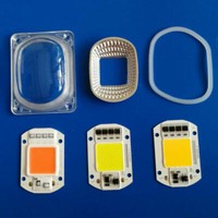 50W 30W 20W 90V/220V LED COB Grow White Chip+Lens Reflector F LED Flood Lights