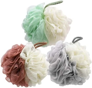 Bath Sponge Shower Loofah, Mesh Pouf Shower Loofa Ball, Body Scrubber for Women - Picture 1 of 6