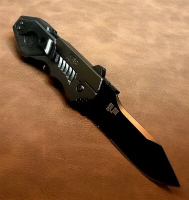 Smith & Wesson M&P Spring Assisted Opening Tactical Folding Pocket Knife SWMP4LS - Image 1 of 4