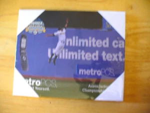 MILB - Trenton Thunder Canvas Picture "Austin Jackson" - NRMT - VINTAGE - SGA - Picture 1 of 1