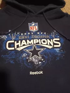 Reebok NFL Dallas Cowboys Herren 2009 NFC East Division Champs blau Hoodie Gr. XL - Bild 1 von 10