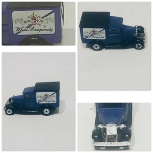 Vintage Matchbox Houghton White Burgundy 1979 Model A Ford Vans - Picture 1 of 8
