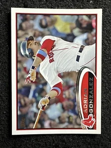 Adrián Gonzalez #50 2012 Topps Béisbol Cantidad Boston Red Sox - Imagen 1 de 3