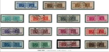 Repubblica 1946 Pacchi Postali Filigrana Ruota us centrati Certificato Carraro