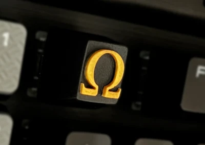 Ancient Greek Omega Artisan Keycap -Mechanical Gaming Keyboard-CherryMX-Custom - Image 1 of 4