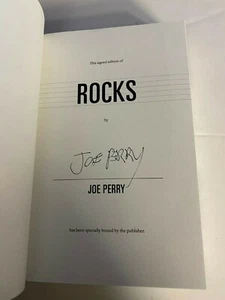 Joe Perry: Rocks, Signed 1st/1st HB w/DJ - Picture 1 of 11