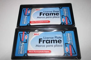 2 Bell Automotive Universal License Plate Frame Black, 12in x 6in - Picture 1 of 1