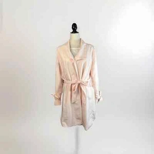 Kaari hellrosa Trenchcoat L Jacke mit Gürtel fließend weich adrett feminin - Bild 1 von 1