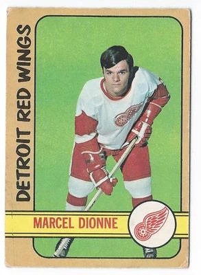 1972-73 O-Pee-Chee OPC MARCEL DIONNE # 8 - Detroit Red Wings - Image 1 of 2