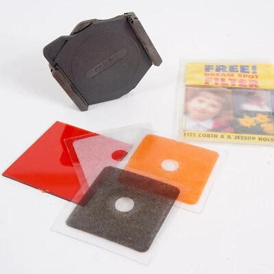 COKIN A SERIES FILTER HOLDER LENS COVER 55mm ADAPTER & COMPATIBLE FILTERS #AC824 - Image 1 of 3