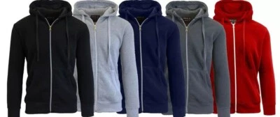 Boy's Fleece-Lined Soft Hoodie Zipper Sweater ( ALL SIZES ) NWT FREE SHIPPING - Image 1 of 2