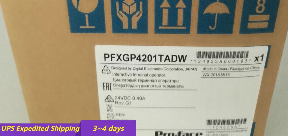 Pro-Face Proface PFXGP4201TADW Touch Screen UPS Shipping - Image 1 of 1