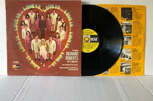 Richard Roberts LOVE IS... Original 1971 Light VG+/VG+   Gospel - Picture 1 of 5
