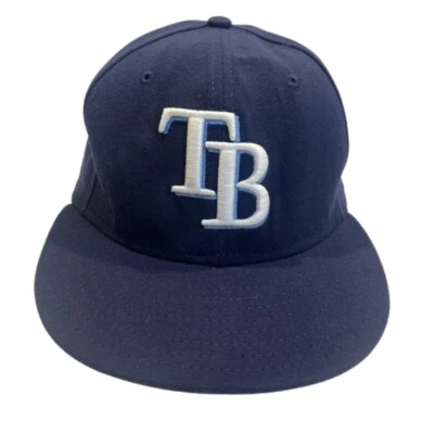 Tampa Bay Rays New Era USA Made 7 1/4 Authentic MLB Baseball Hat Cap 59/50 Clean - Image 1 of 4