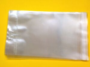 EUROSLOT Retail Display Cello Bag - Self Seal Clear Cellophane Bags Hang Hole