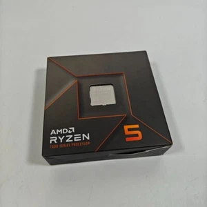 AMD Ryzen 5 7600X - 6-Core 4.7 GHz Socket AM5 105W Desktop CPU Processor - Picture 1 of 4