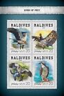 Maldives - 2018 Birds of Prey - 4 Stamp Sheet - MLD18411a