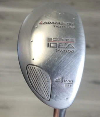 Adam's Golf Tight Lies IDEA 4 iWood 21° diestro varilla de grafito Adams Idea R Flex Foto 1 de 4