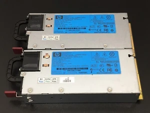 (LOT OF 2) HP HSTNS-PL14 DL380 G7 POWER SUPPLY 499250-201 460W 511777-001  - Picture 1 of 3
