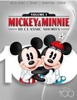 MICKEY & MINNIE 10 CLASSIC SHORTS VOLUME 1 - BLU-RAY+DVD+SLIPCOVER (NO DIGITAL)