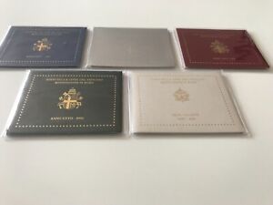 25 x pochette plastique de protection pour série 8 pièces vatican 2002 à 2022