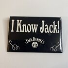 I Know Jack! Jack Daniel?S Old No 7 Brand Rectangle Pin Pinback Advertising
