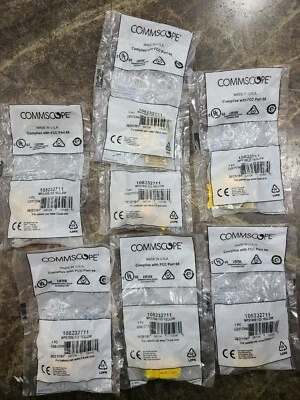 COMMSCOPE 108232711 mps100e-123 (LOT OF 7) BRAND NEW IN BAGS FREE SHIPPING - Image 1 of 4